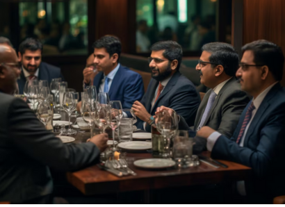 Corporate event catering services